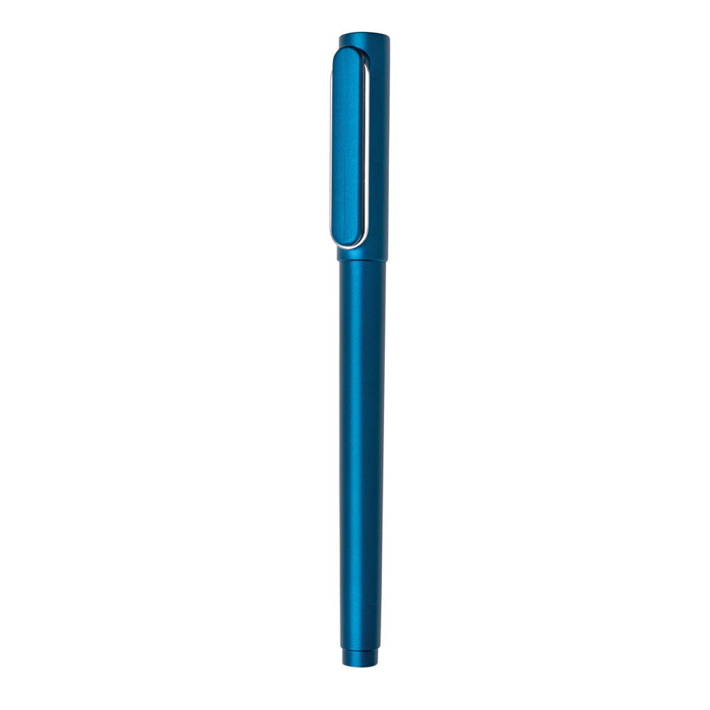 X6 pen met dop en ultra glide inkt - voor bedrijven en relatiegeschenken - blauw (± PMS 8781)