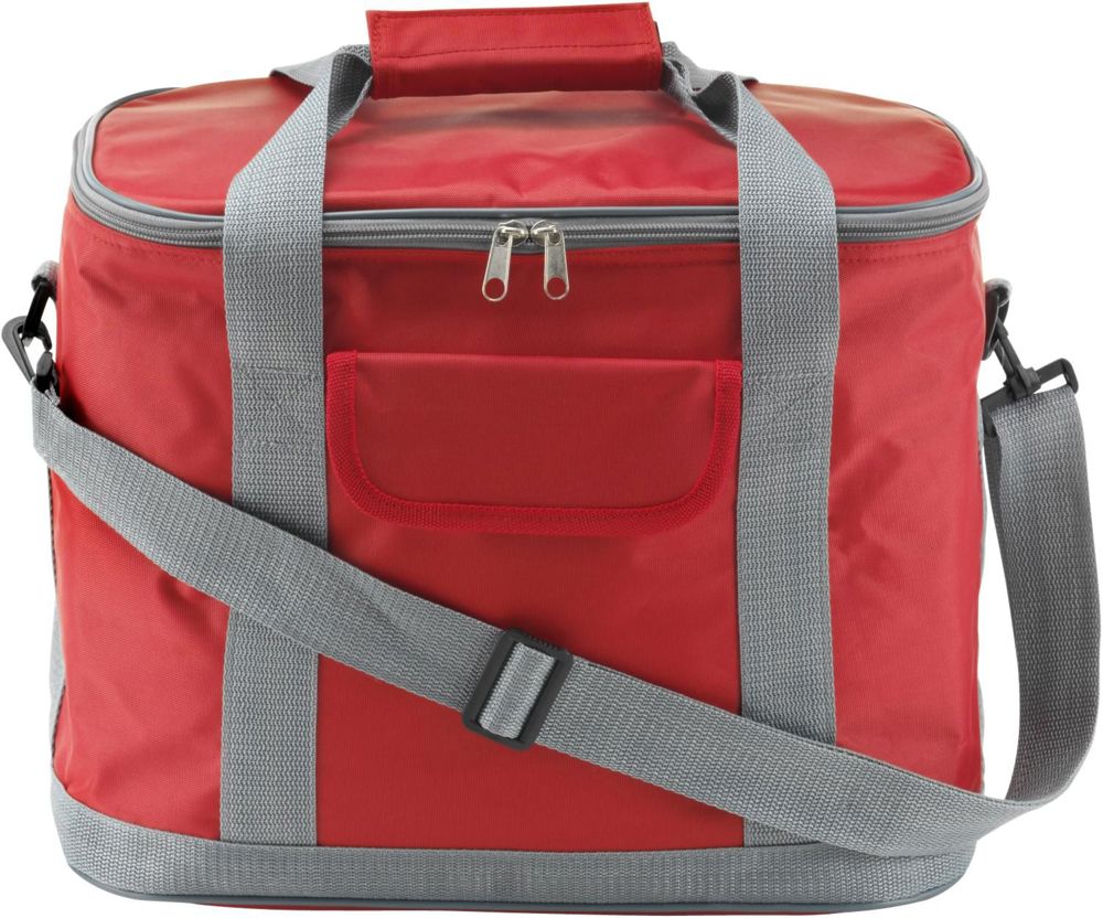 Polyester (420D) koeltas Juno - bedrukt of onbedrukt verkrijgbaar - Rood