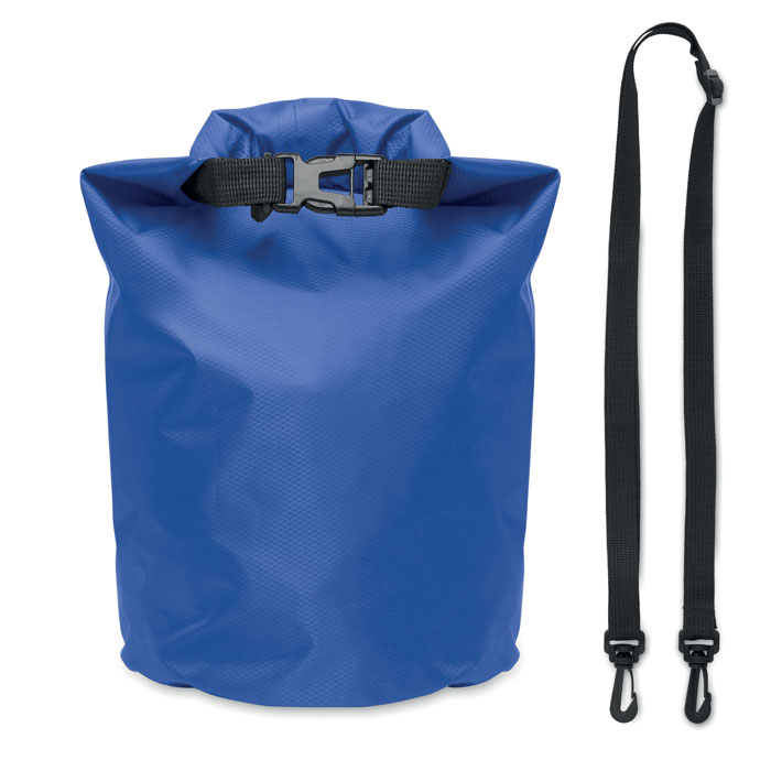 BOLSAIBLE + - Waterdichte tas 210T RPET 5L - voor bedrijven en relatiegeschenken - Royal Blauw