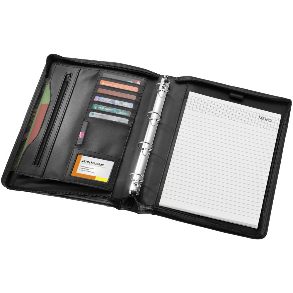 Ebony A4 portfolio met aktentas