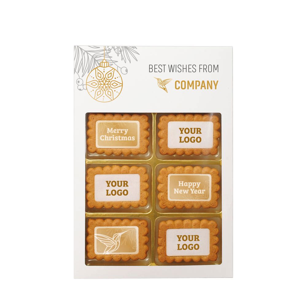 8 koekjes in een doosje - voor bedrijven en relatiegeschenken