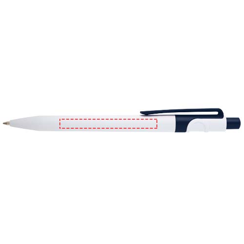 Unica balpen van gerecycled plastic (blauwe inkt)