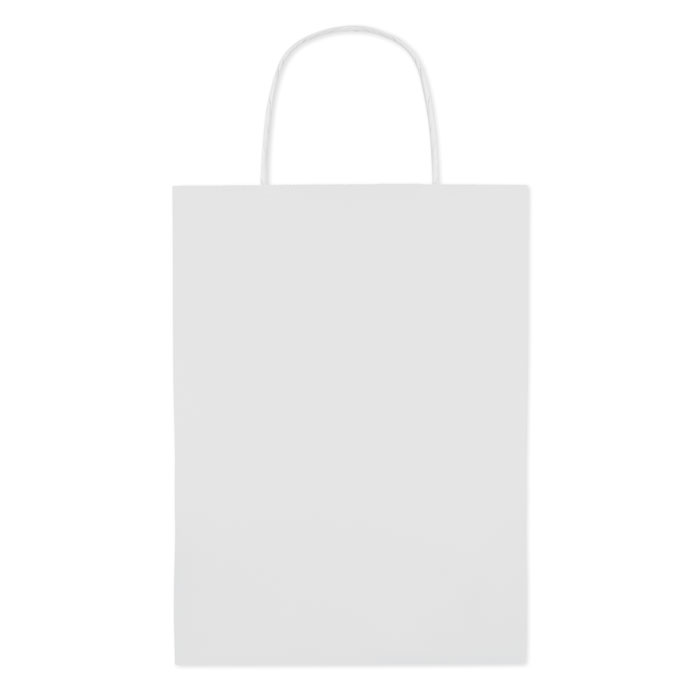 PAPER MEDIUM - Papieren tas Medium 150 gr/m² - kopen of bedrukken - wit