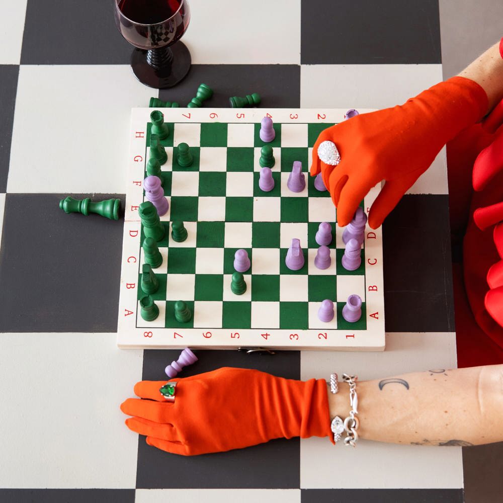 Byon Schaak/Backgammon spel Beth