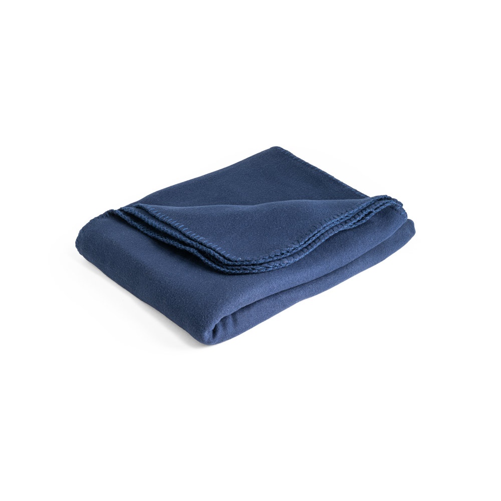 GALLIOT. Pooldeken (180 g/m²) van gerecycled polyester (100% rPET) - met logo of onbedrukt bestellen - Blauw
