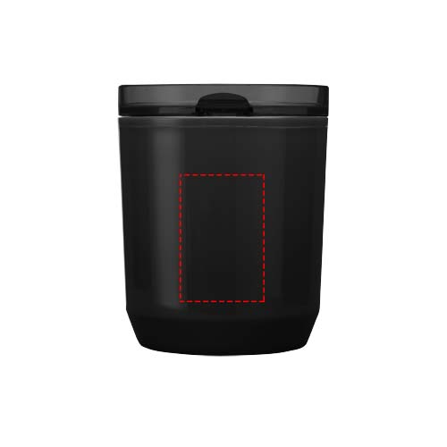 Hudson 180 ml dubbelwandige beker van gerecycled plastic