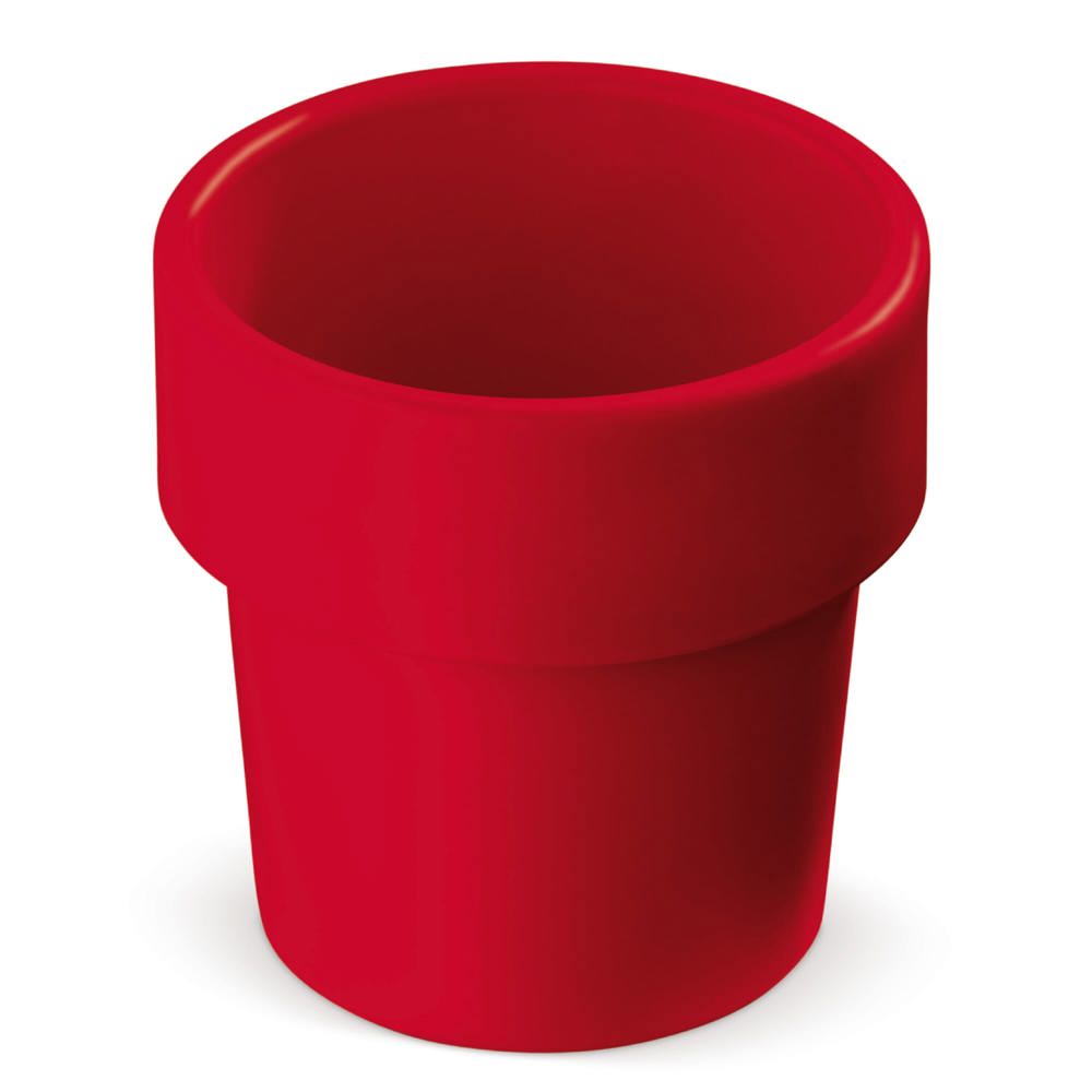 Koffiebeker Hot-but-cool 240ml - bedrukt of onbedrukt verkrijgbaar - Rood