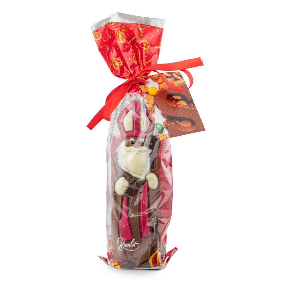 Sinterklaas chocoladepop groot - voor bedrijven en relatiegeschenken