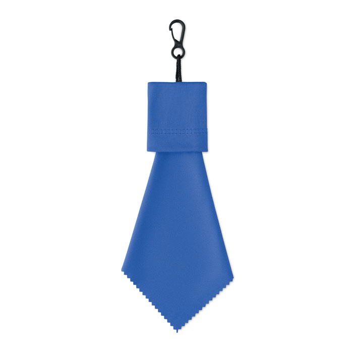 CLEAR - RPET reinigingsdoekje - voor bedrijven en relatiegeschenken - Royal Blauw