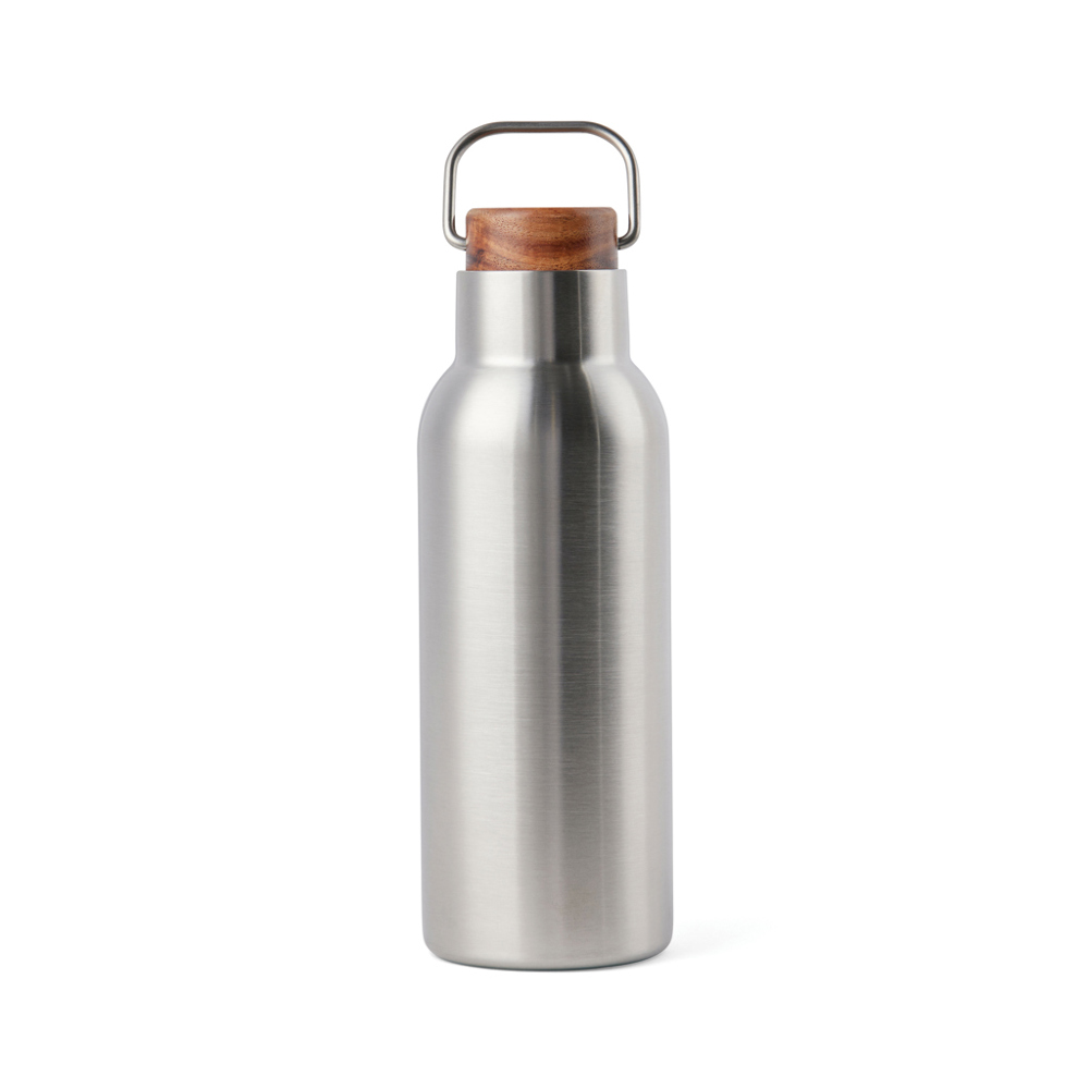 VINGA Ciro RCS gerecycled RVS vacuümfles 580ML - voor bedrijven en relatiegeschenken - staal (± PMS Steel)
