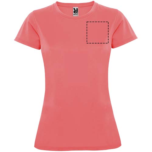 Montecarlo 150 g/m² sportshirt met korte mouwen voor dames