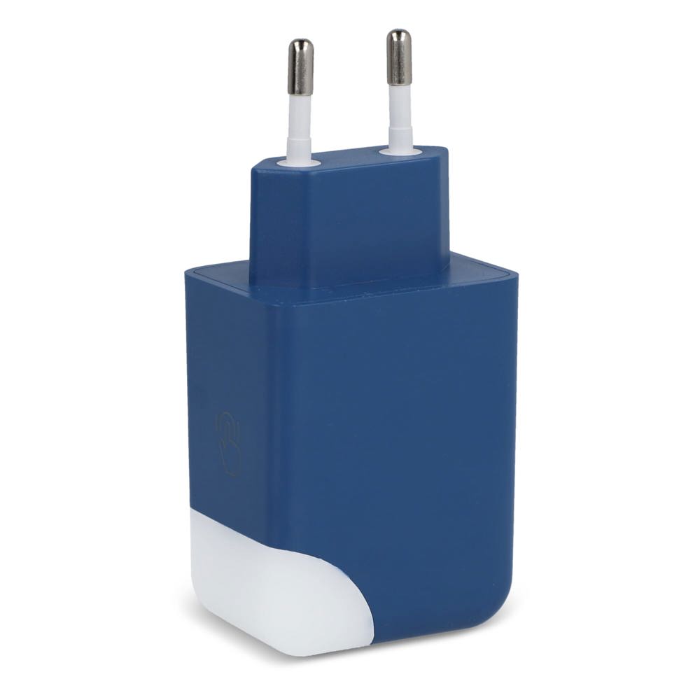 Xoopar Ice-G 65W GaN stroomadapter - voor bedrijven en relatiegeschenken - blauw
