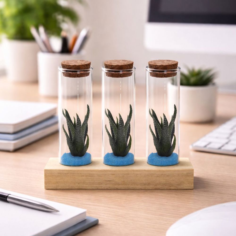 Tiny Treasurez® - Trio tube & wood, Paars