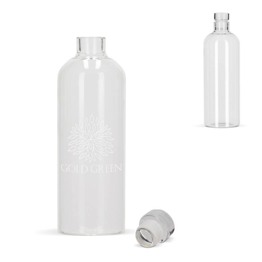 Glazen fles 1000ml - kopen of bedrukken