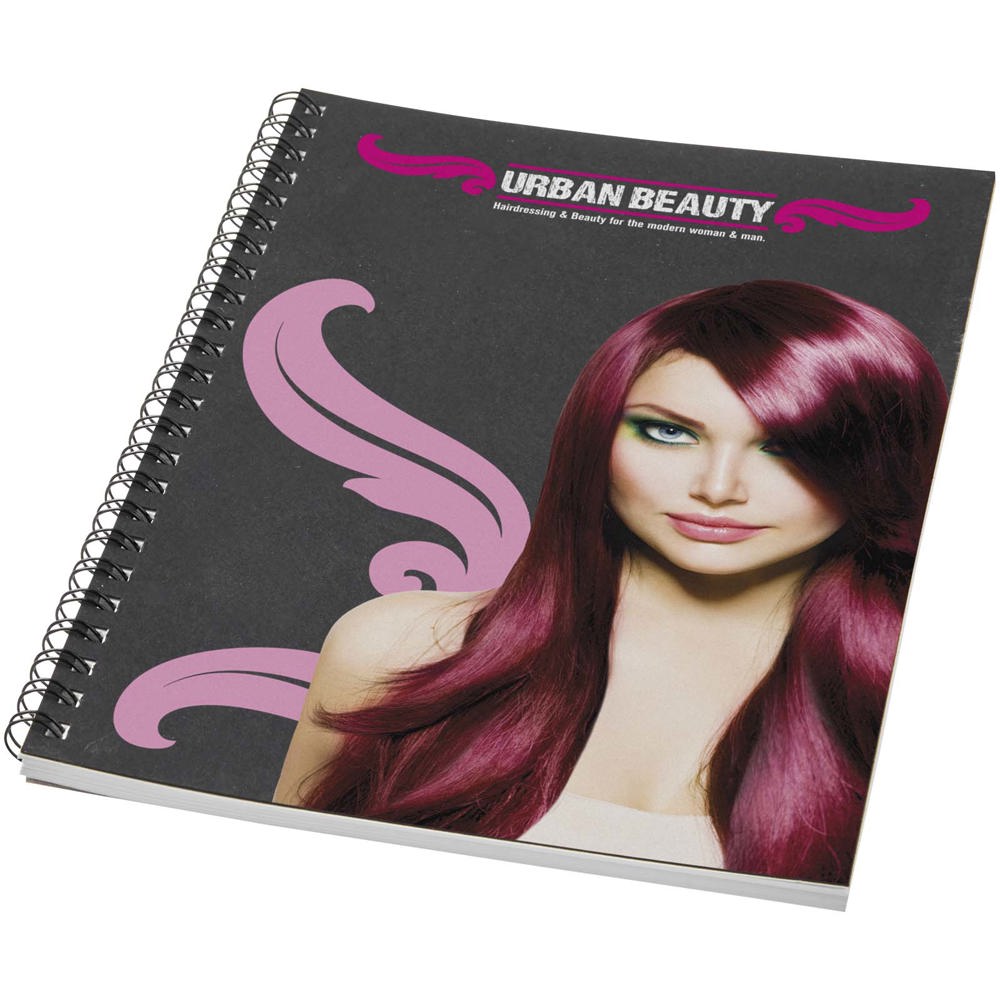 Desk-Mate® A5 kleuren spiraal notitieboek - voor bedrijven en relatiegeschenken