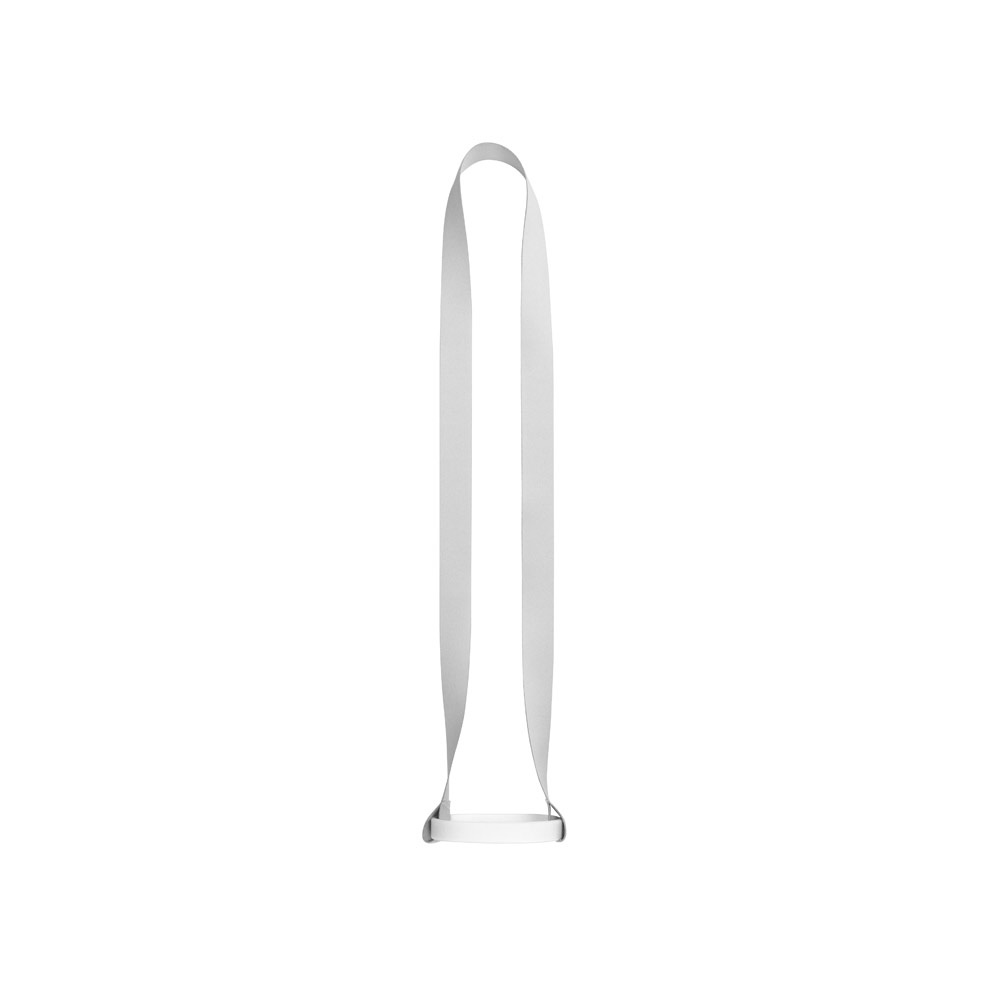 BOLTON. Polyester sublimatie lanyard met siliconen bekerhouder - kopen of bedrukken - 301 - Wit