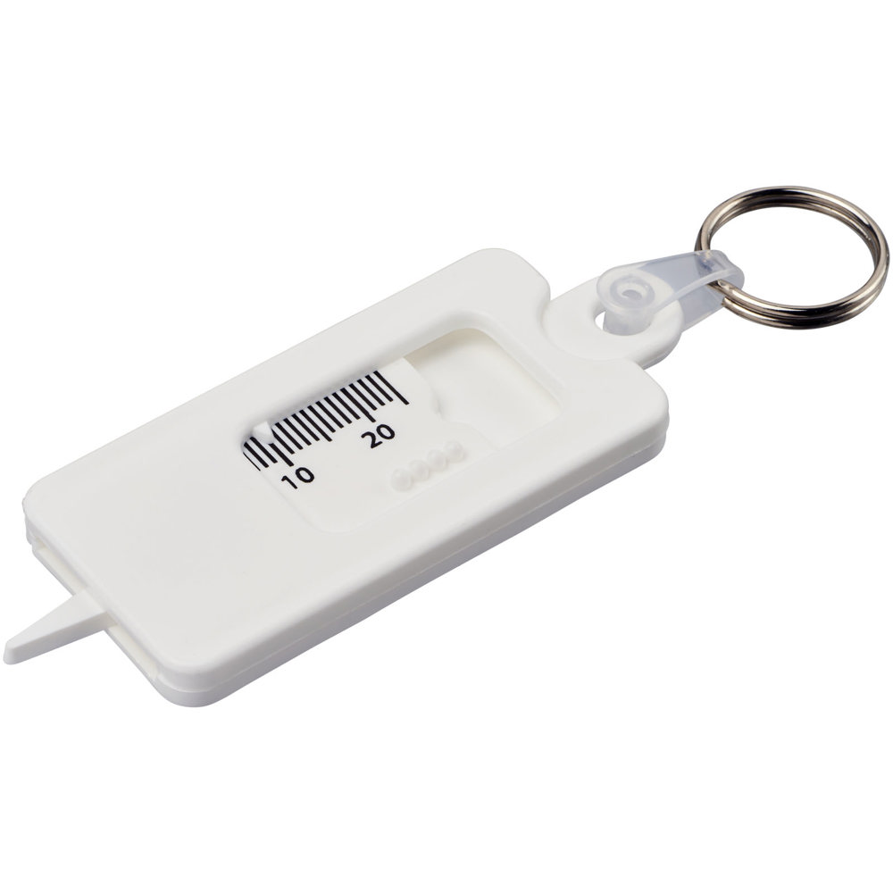 Kym sleutelhanger van gerecycled bandenprofiel - voor bedrijven en relatiegeschenken