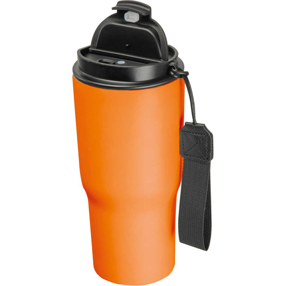 Dubbelwandige drinkbeker van rvs, 550 ml