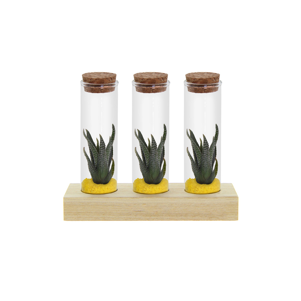 Tiny Treasurez® - Trio tube & wood - kopen of bedrukken - geel