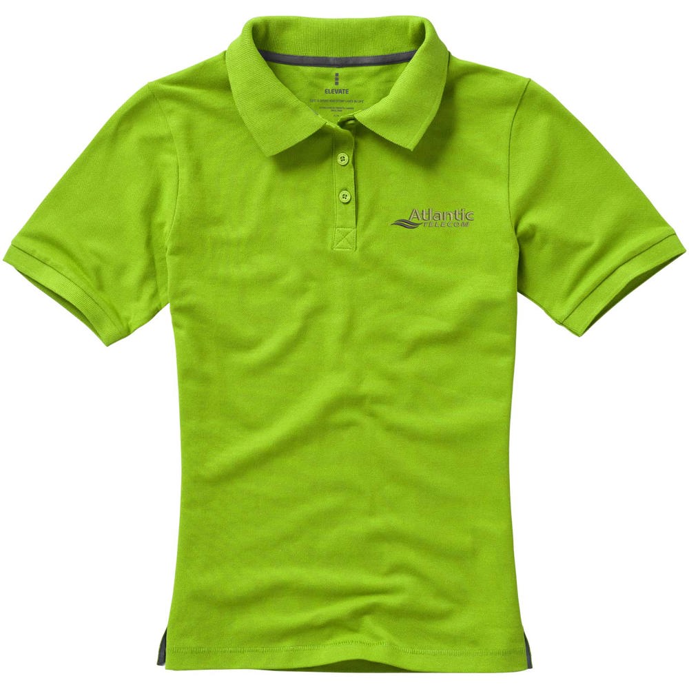 Calgary 200 g/m² damespolo met korte mouwen