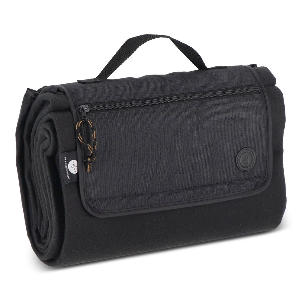 Sagaform picknickkleed City 170x130cm - voor bedrijven en relatiegeschenken - Zwart