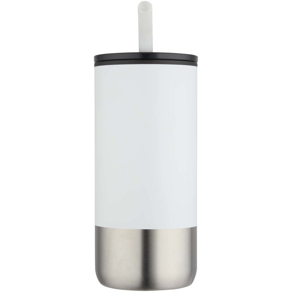 Grayson 480 ml RCS gerecycleerde geïsoleerde beker met rietje