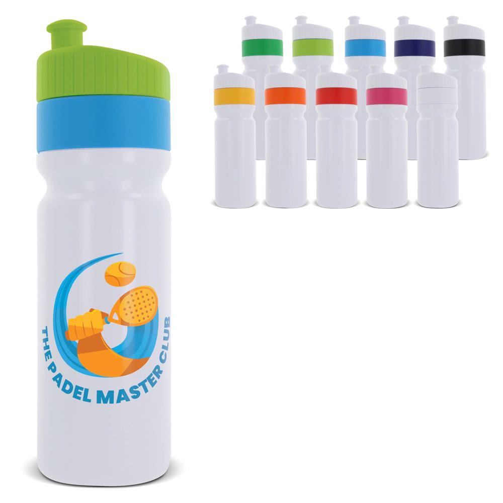 Sport bidon met rand 750ml - voor bedrijven en relatiegeschenken