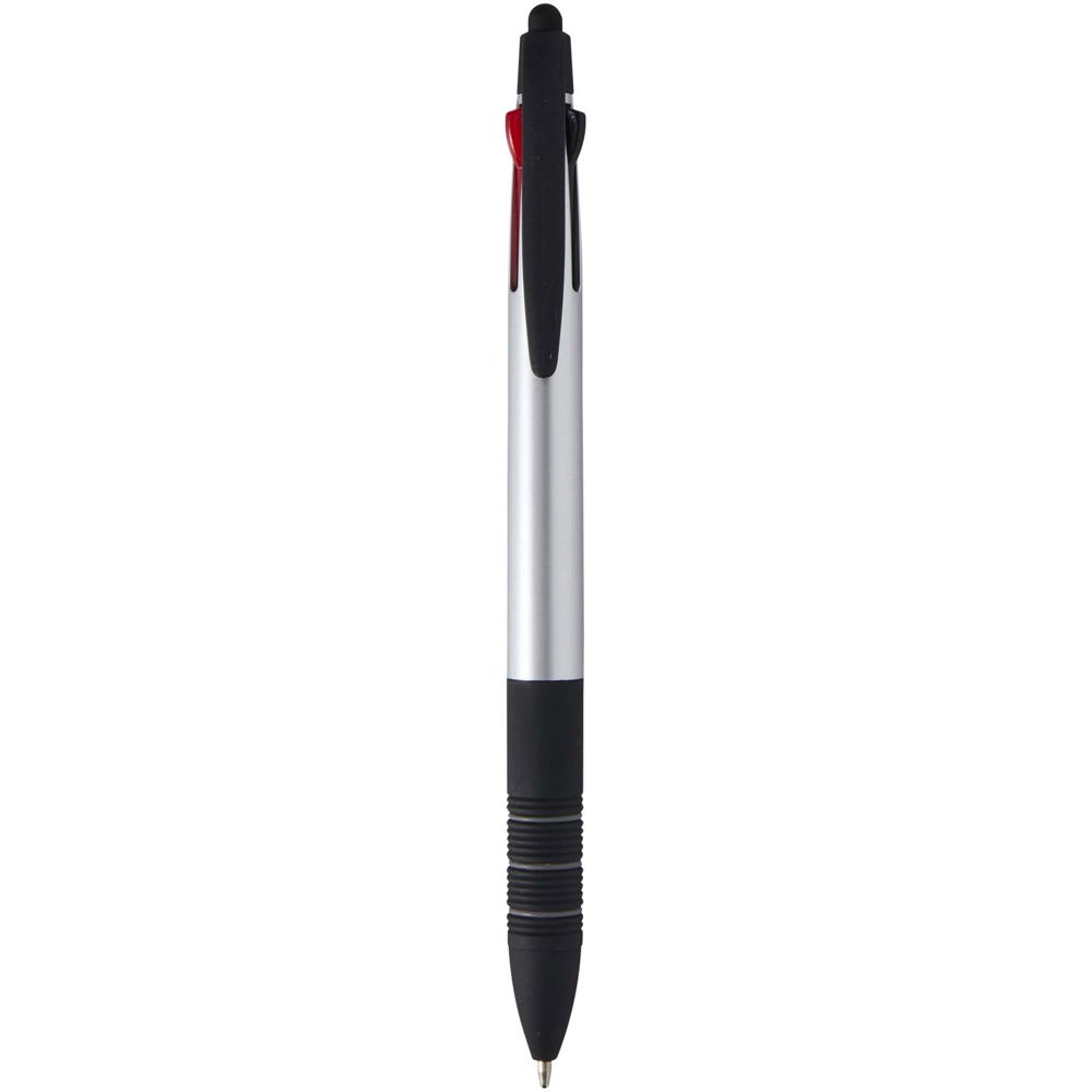 Trine 3-in-1 RCS gerecycleerde balpen met stylus - bedrukt of onbedrukt verkrijgbaar