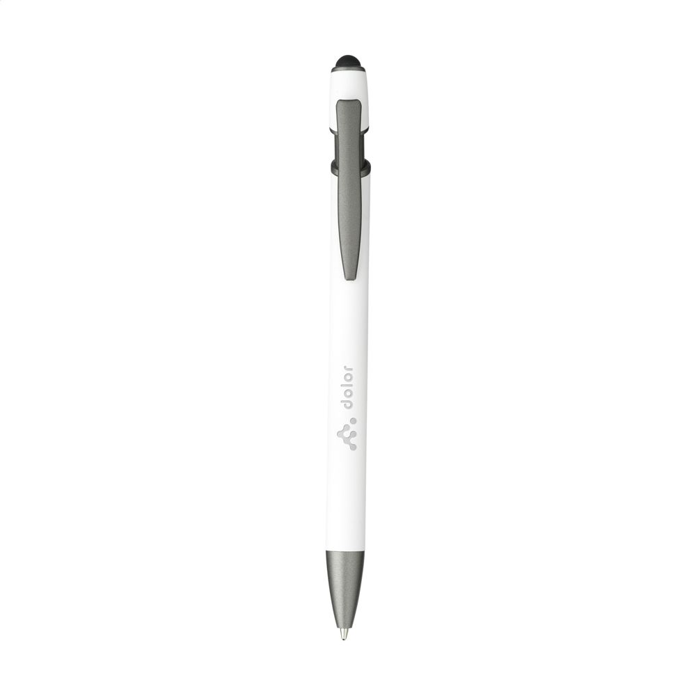 Luca Stylus RCS Recycled Alu SoftTouch Pen - voor bedrijven en relatiegeschenken