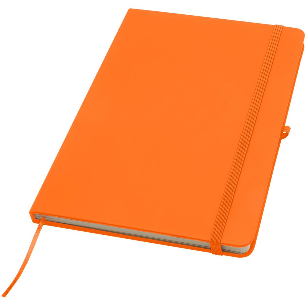 Spectrum Plus A5 notitieboek met harde kaft - bedrukt of onbedrukt verkrijgbaar - Oranje