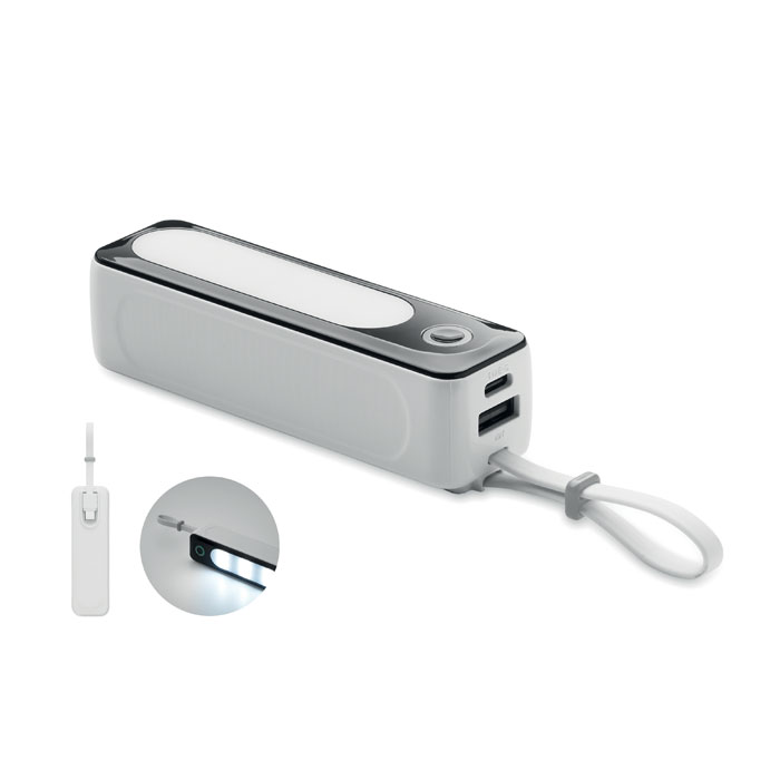 POWLIGHT - 5000 mAh powerbank met COB