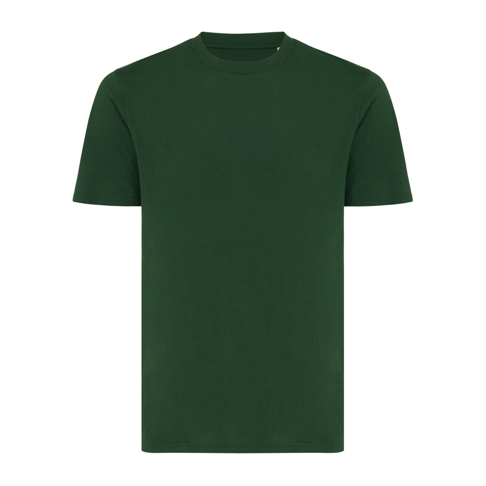 IQONIQ Sierra lichtgewicht gerecycled katoen t-shirt - voor bedrijven en relatiegeschenken - forest green (± PMS 19-5920TCX)