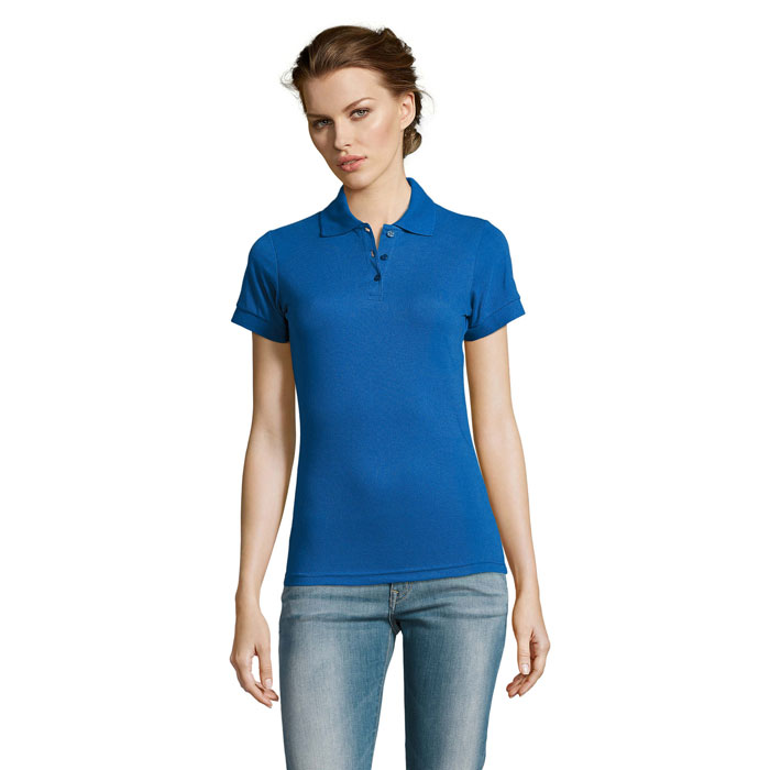 PRIME WOMEN - PRIME dames polo200g - bedrukt of onbedrukt verkrijgbaar - Koningsblauw