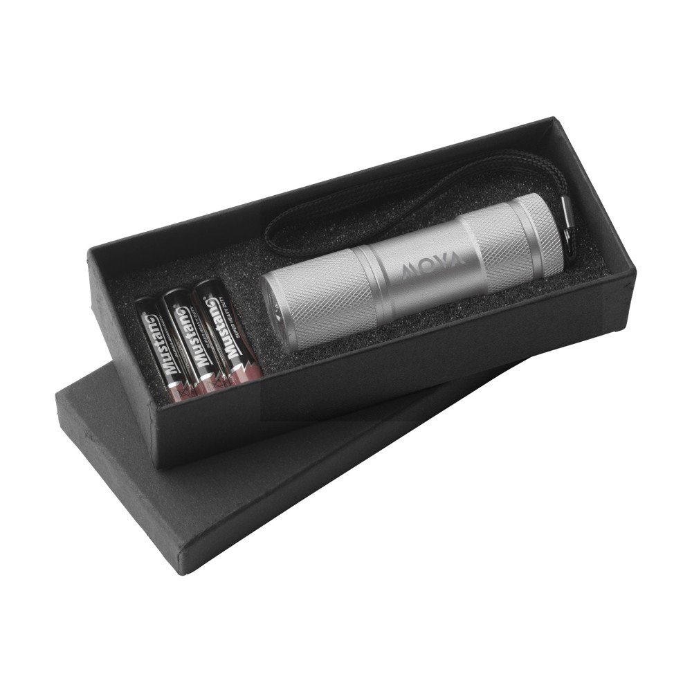 StarLED zaklamp - titanium (± PMS 10370C)