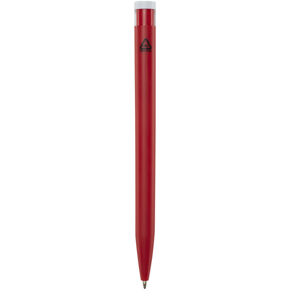Unix balpen van gerecycled plastic (zwarte inkt)
