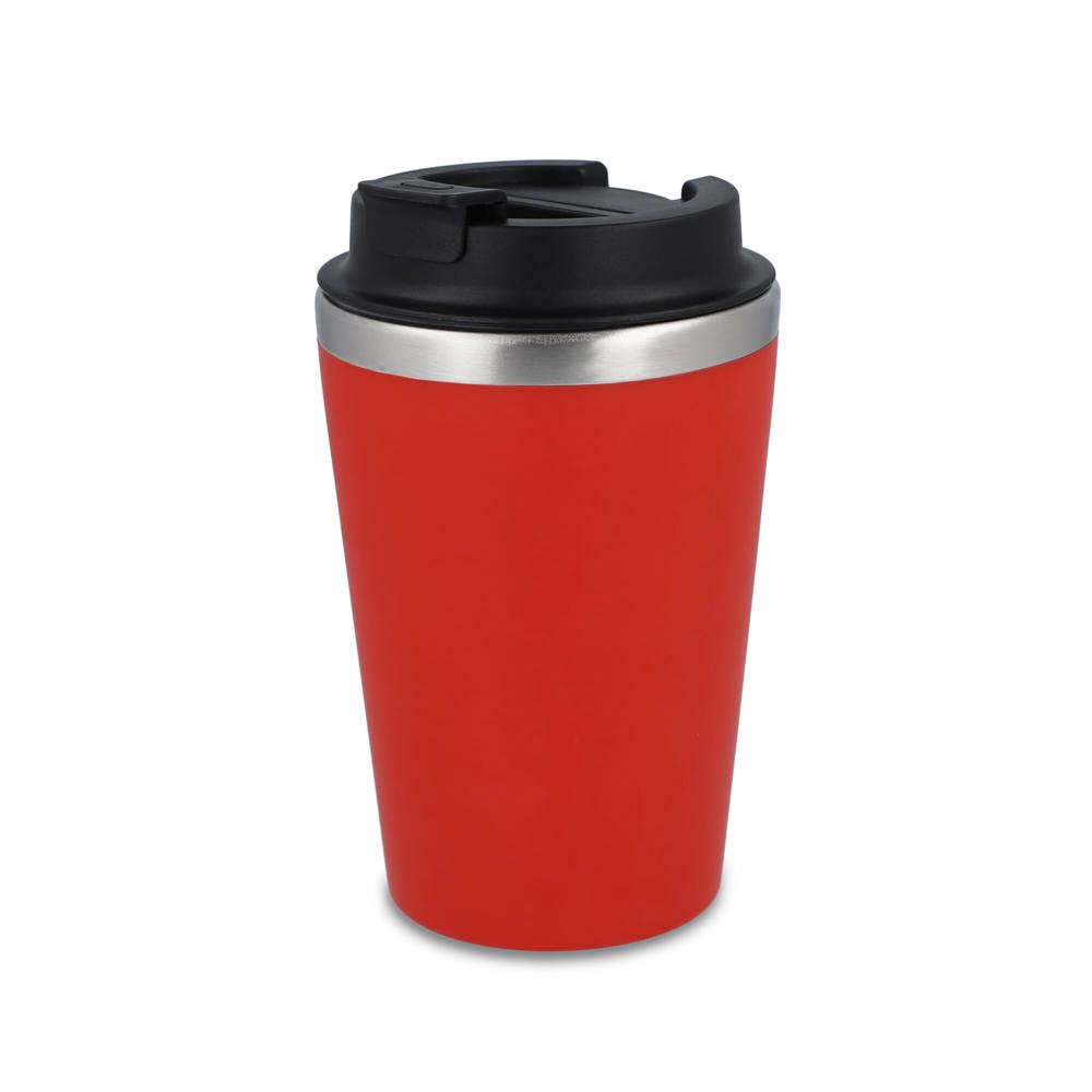 To go koffiebeker 350ml - bedrukt of onbedrukt verkrijgbaar - rood