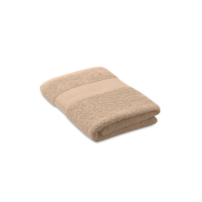 SERRY - Handdoek organisch 50x30cm - bedrukt of onbedrukt verkrijgbaar - Ivoor