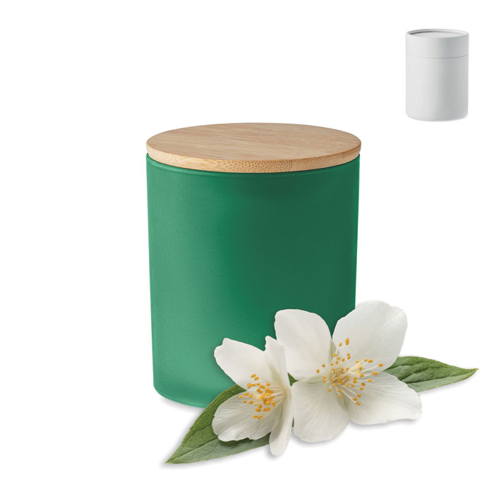 KEOPS SMALL - Plantaardige waskaars 120 gr - kopen of bedrukken - Groen