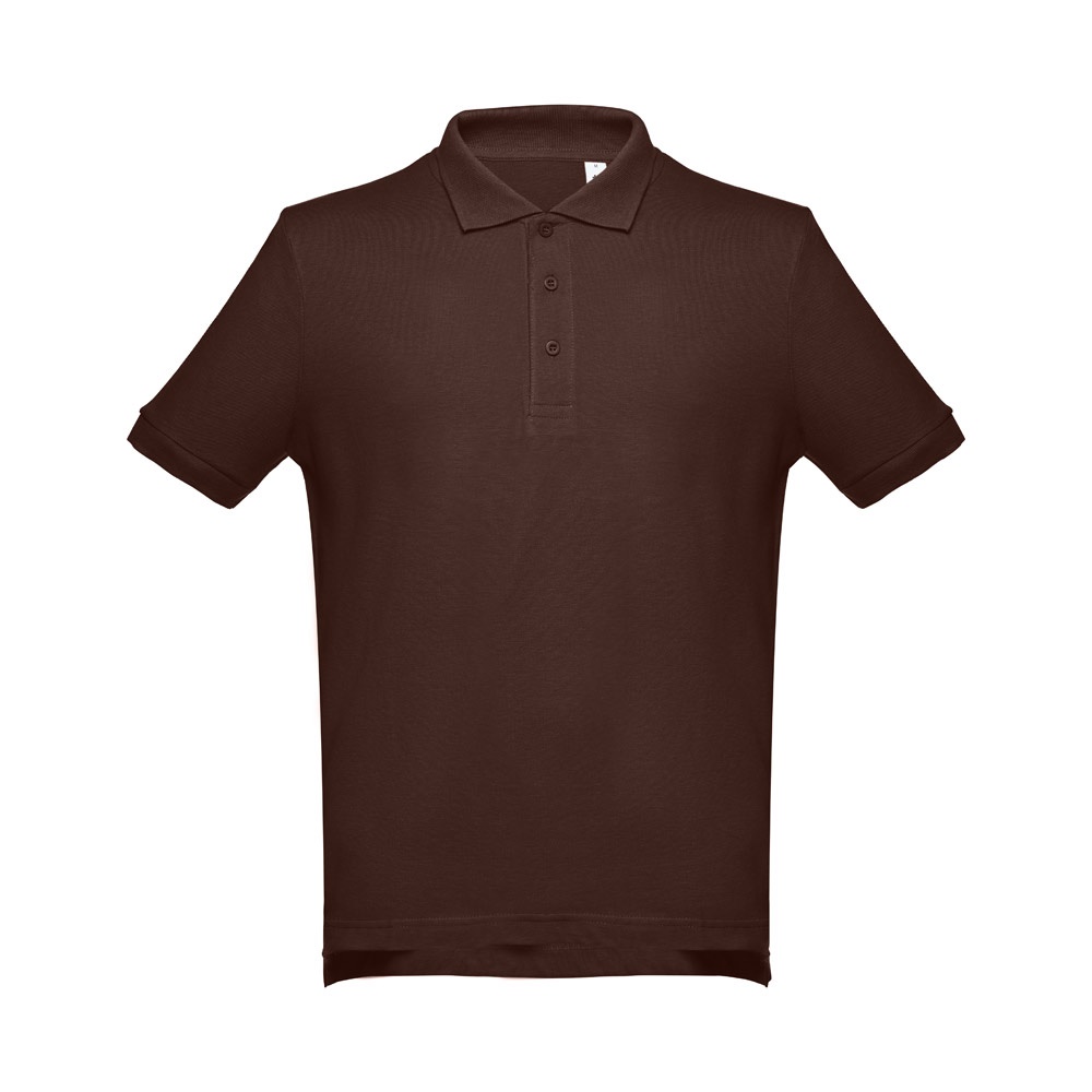 THC ADAM 3XL. Polo t-shirt voor mannen - met logo of onbedrukt bestellen - donkerbruin