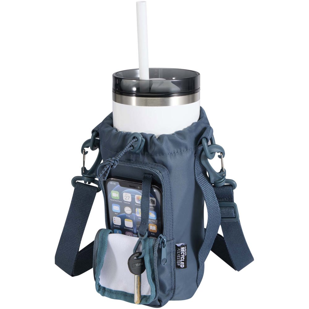 Trip Aware™ gerecyclede reisflestas 2 l - met logo of onbedrukt bestellen - Hale blauw