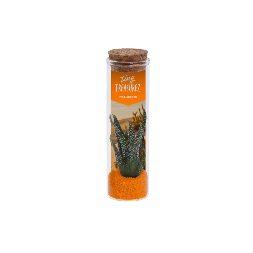 Tiny Treasurez® - Message in a bottle small - met logo of onbedrukt bestellen - oranje