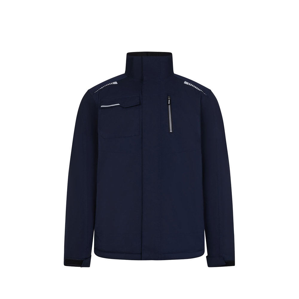 VL NYX. Gewatteerde jas (180 g/m²), gemaakt van gerecycled polyester (50%) en polyester (50%) - Marineblauw