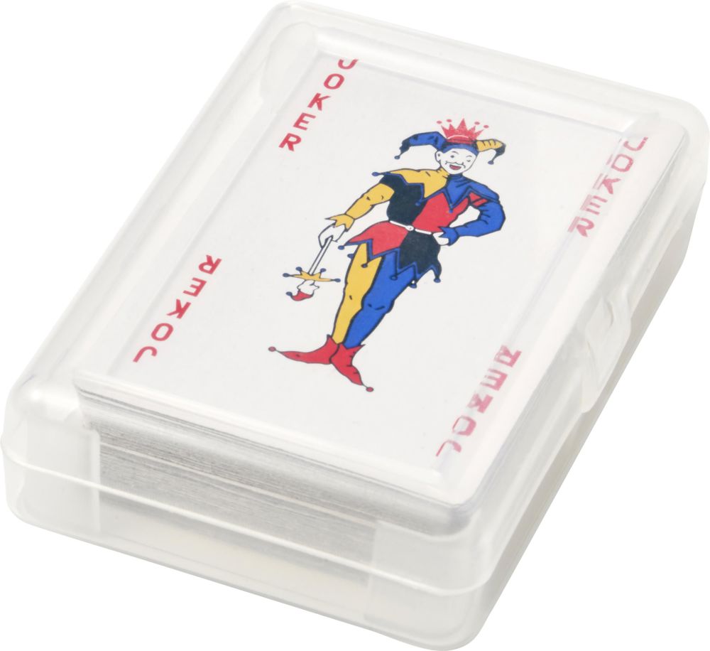 PET hoesje met speelkaarten Victoria