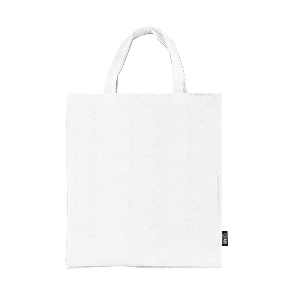 Draagtas non-woven wit 75g/m²