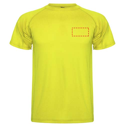 Montecarlo 150 g/m² sportshirt met korte mouwen voor kinderen