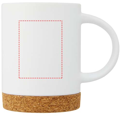 Neiva keramische mok van 425 ml met een bodem van kurk