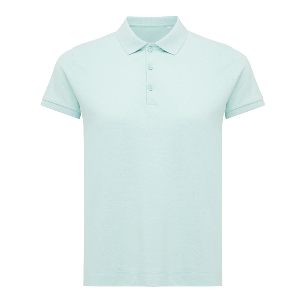 IQONIQ Yosemite dames recycled katoen pique polo - voor bedrijven en relatiegeschenken - crushed mint (± PMS 12-5410 TCX)