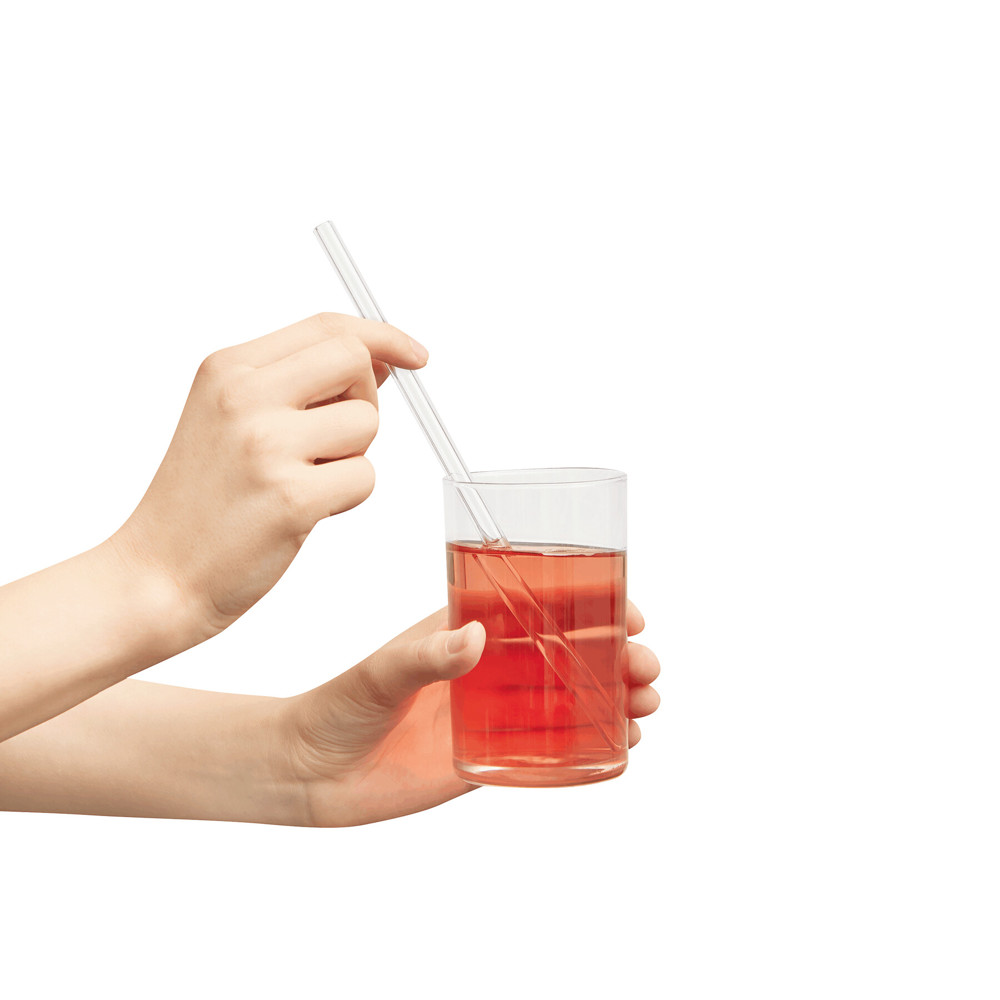 DRINK TOGETHER - Glazen rietjes-set - bedrukt of onbedrukt verkrijgbaar