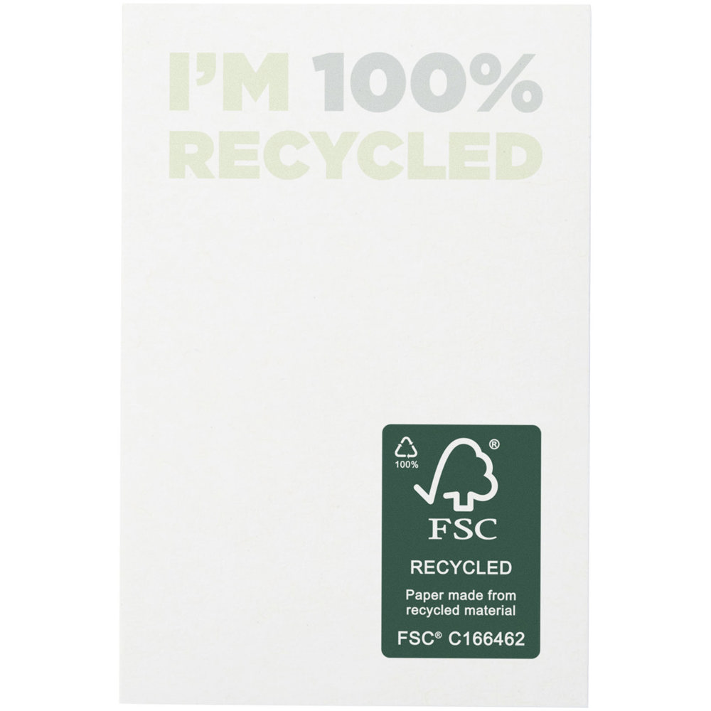 Sticky-Mate® gerecyclede sticky notes 50 x 75 mm 