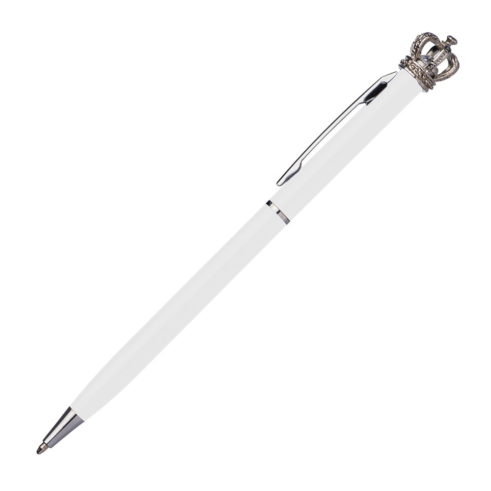 Metalen balpen met koninklijke allure